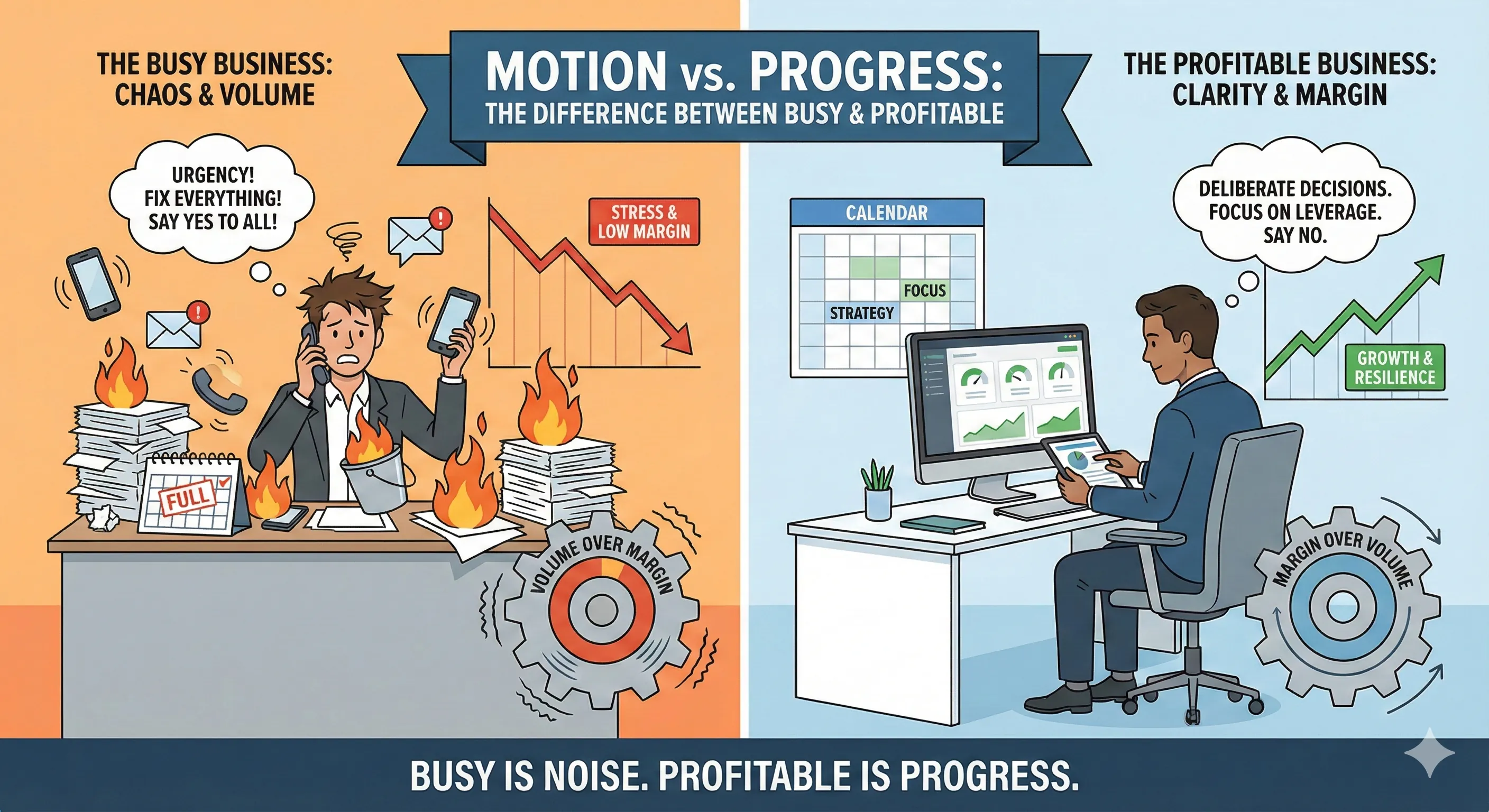 The Difference Between Busy and Profitable