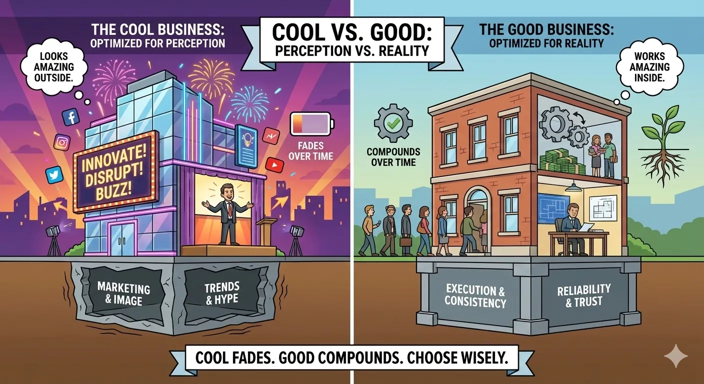 The Difference Between a Cool Business and a Good One