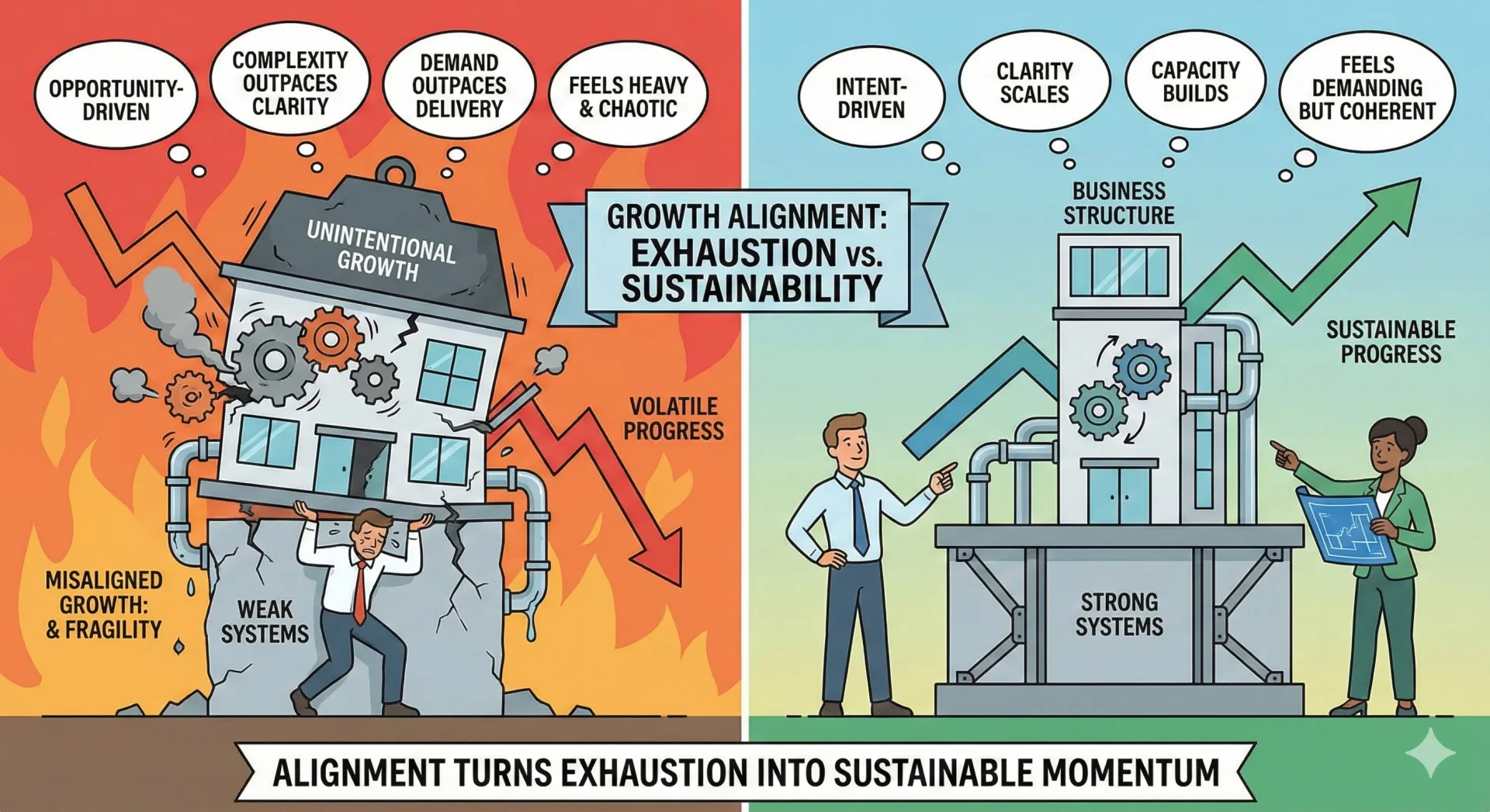 Growth That Feels Hard Is Usually Misaligned