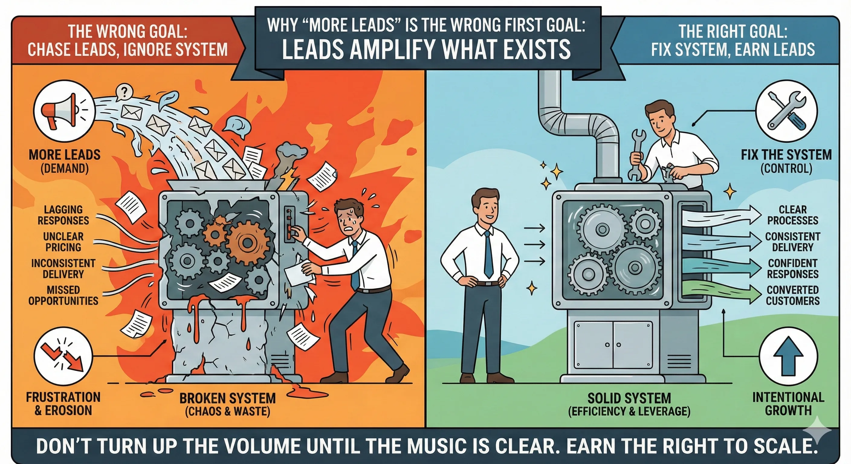 Why "More Leads" Is the Wrong First Goal