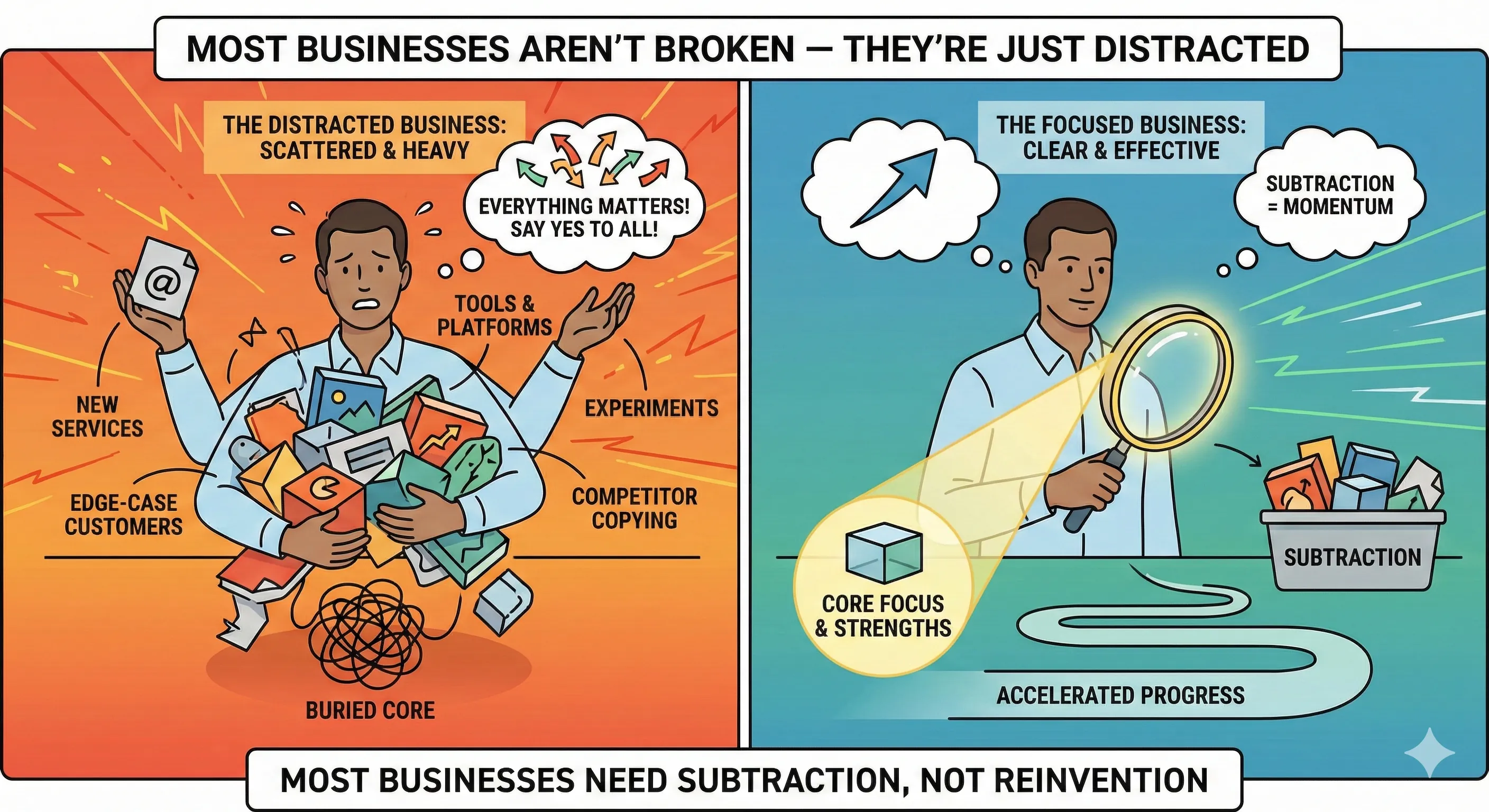 Most Businesses Aren't Broken — They're Just Distracted