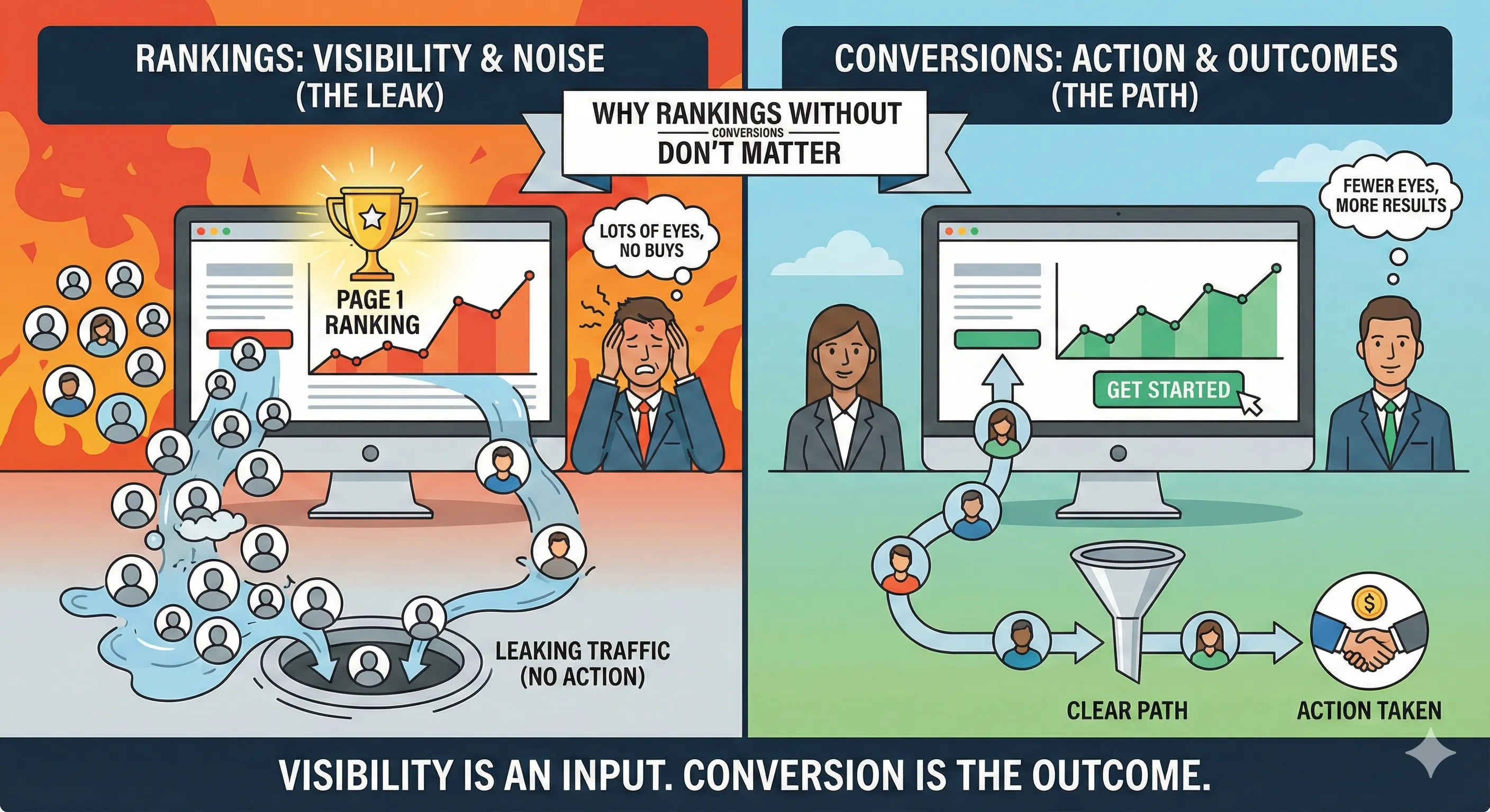 Why Rankings Without Conversions Don't Matter