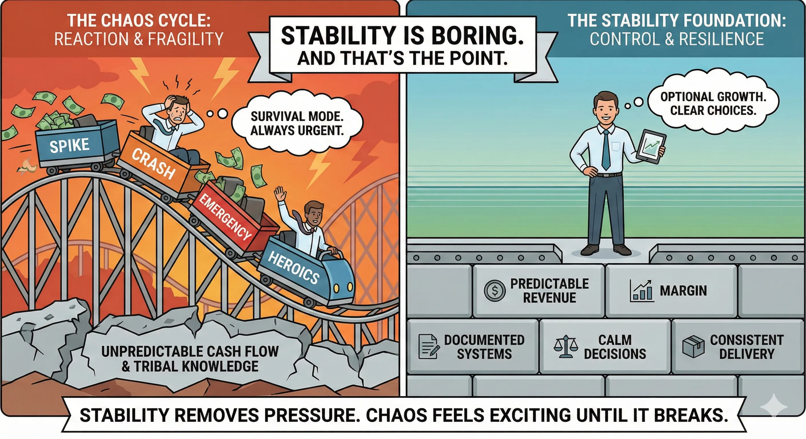 What Stability Actually Looks Like in a Small Business