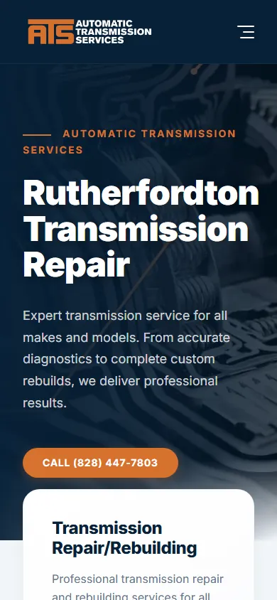 ATS Automatic Transmission Service mobile view