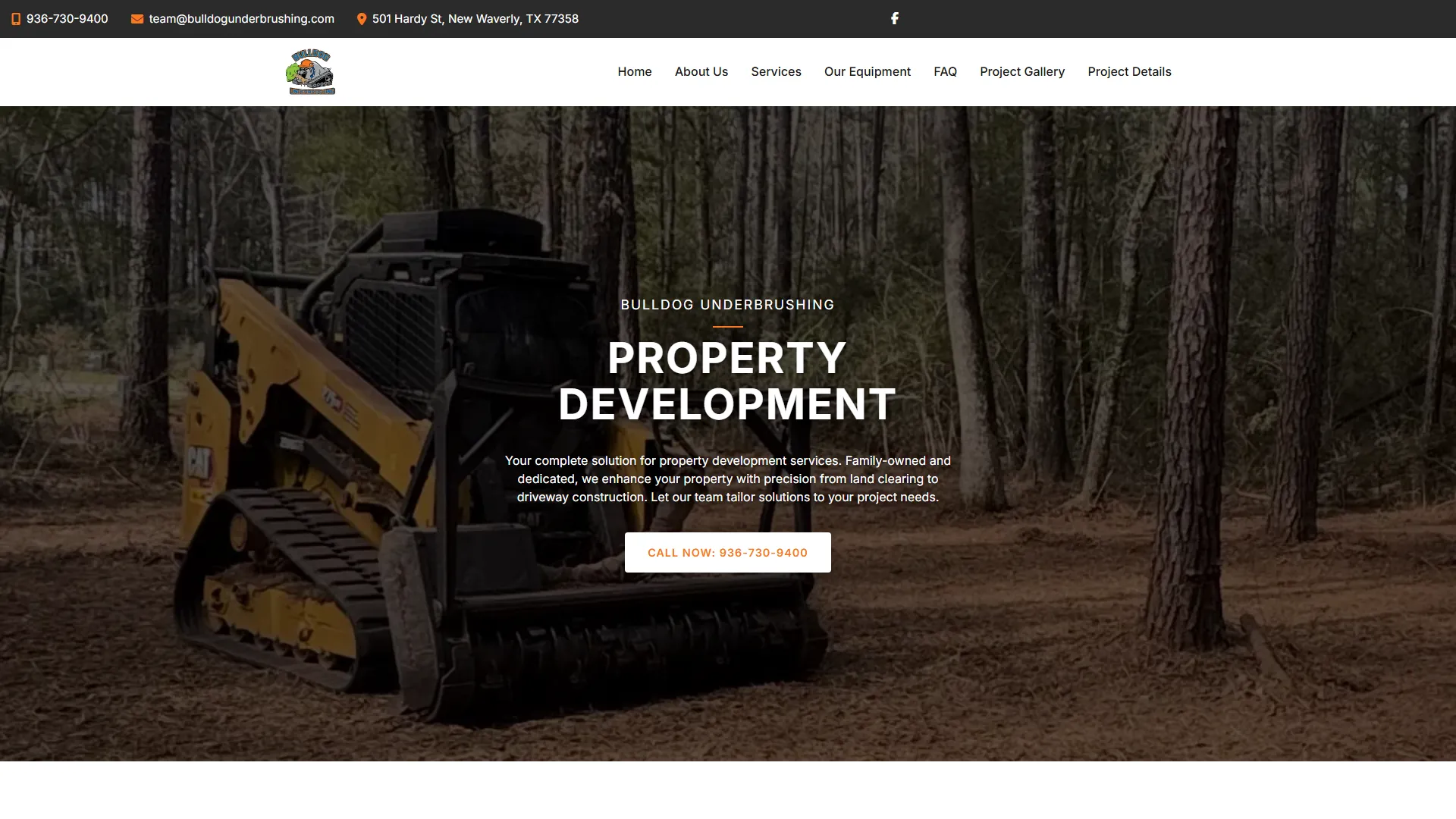 Bulldog Underbrushing desktop view