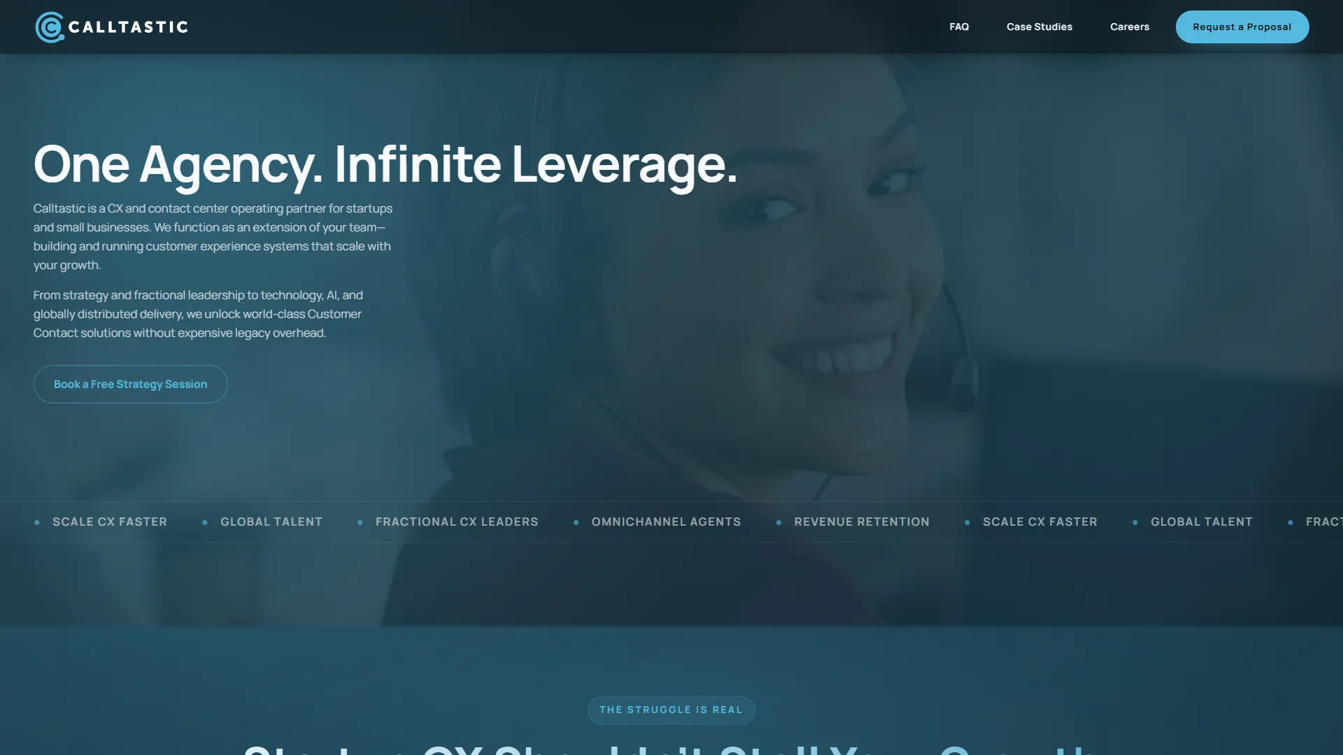 Calltastic desktop view