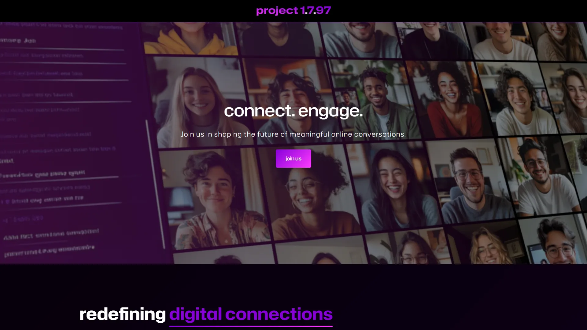 Project 1797 desktop view