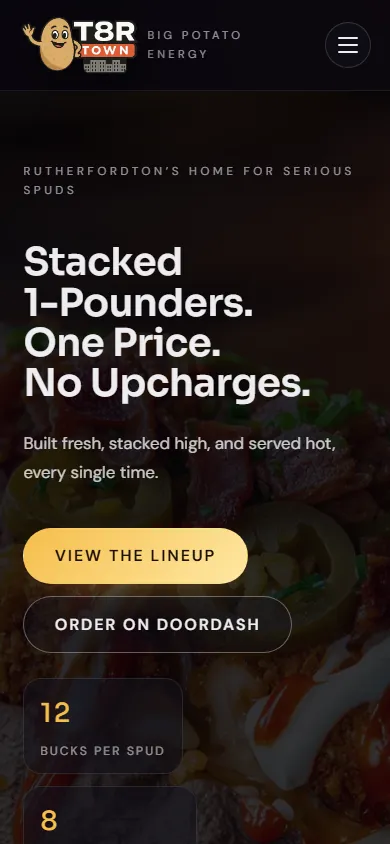 T8R Town mobile view